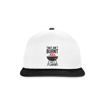 Grillparty Spruch Zum Grillen Grill - Snapback Cap - Weiß/Schwarz - Vorne