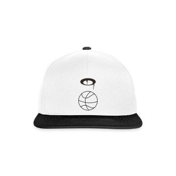 Basketball 5 0 07 - Snapback Cap - Weiß/Schwarz - Vorne