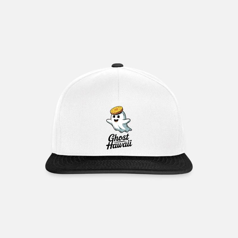 Ghost Hawaii - Snapback Cap - white/black