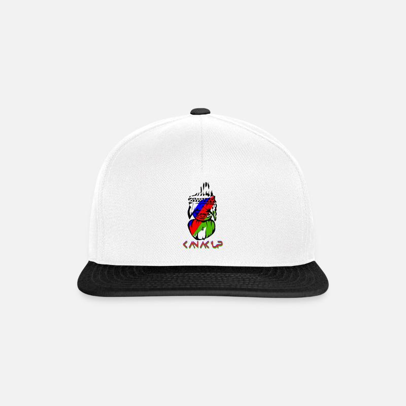 kanak'up 003 - Snapback Cap - Weiß/Schwarz