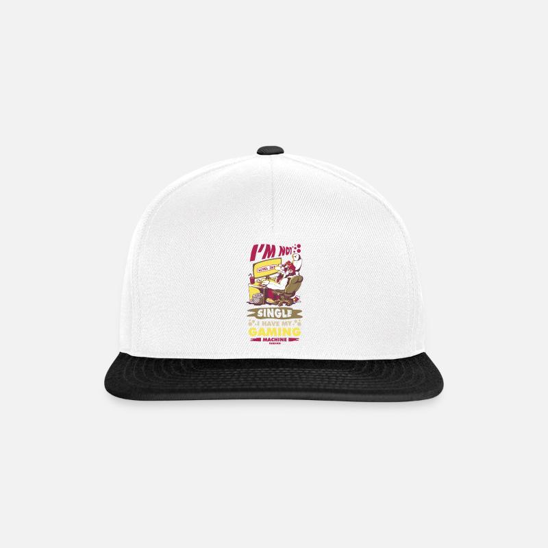Gaming - Snapback Cap - white/black