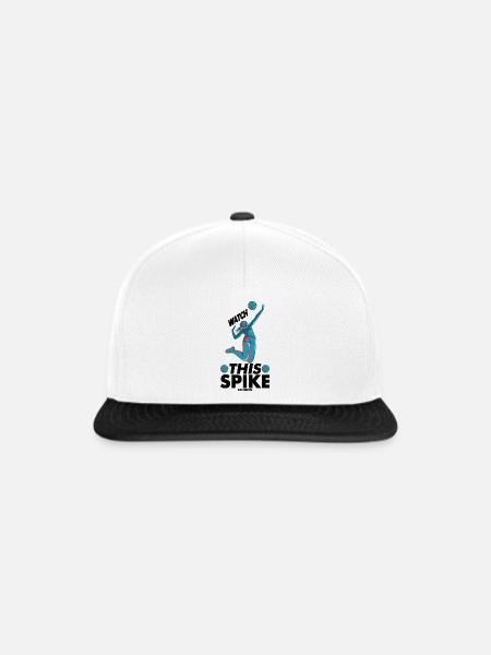 Volleyball - Snapback Cap - Weiß/Schwarz