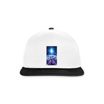 Wanderer auf Weltraum Weg - Snapback Cap - Weiß/Schwarz - Vorne