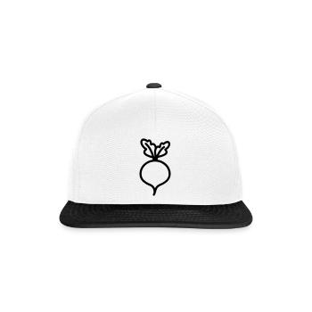 Rübe - Snapback Cap - Weiß/Schwarz - Vorne