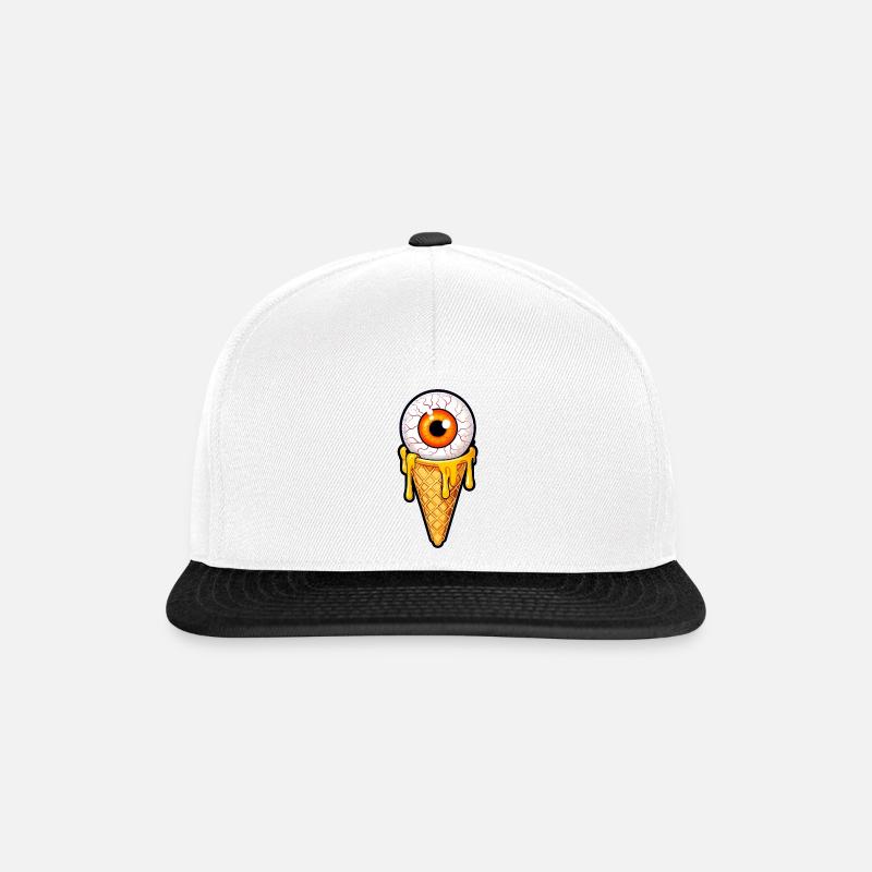 Eye-Cream - Snapback Cap - white/black