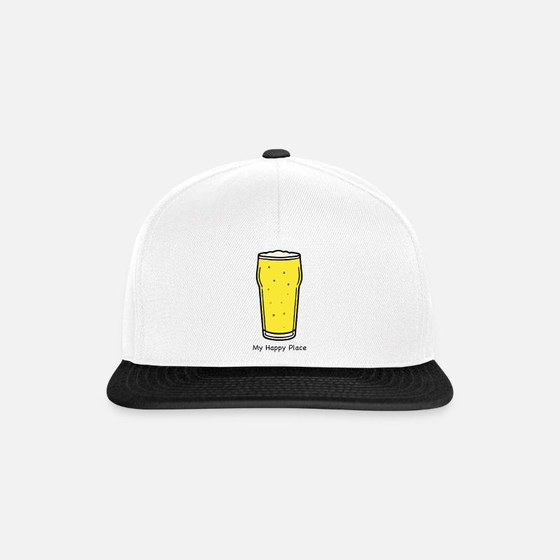 Graphique Golden Draft Pint - Casquette snapback - blanc/noir