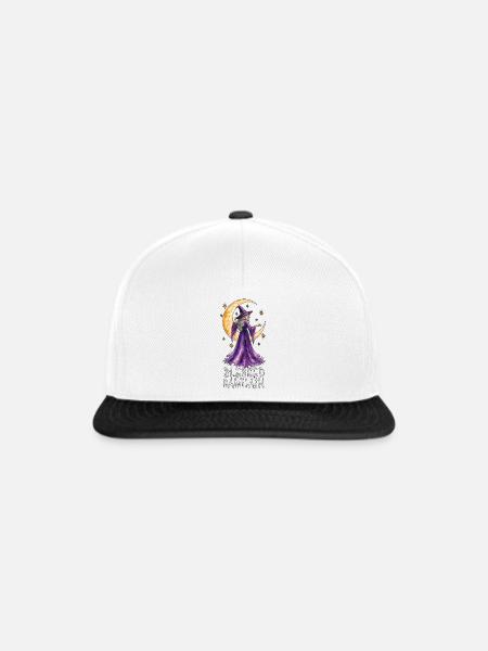 Samhain Wicca-Wicca-Hexe - Snapback Cap - Weiß/Schwarz