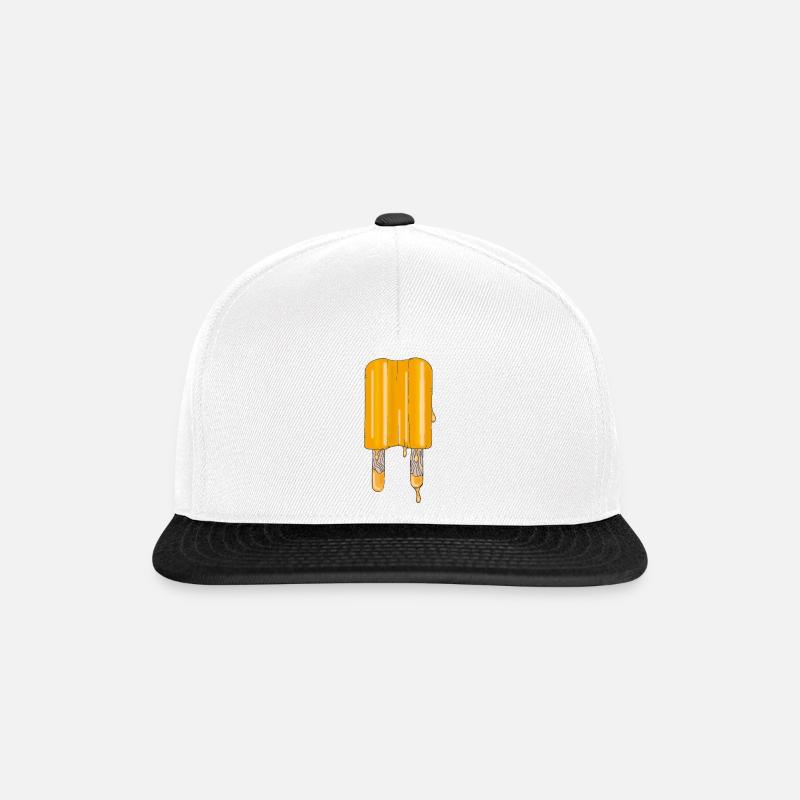 Double licker - Snapback Cap - white/black