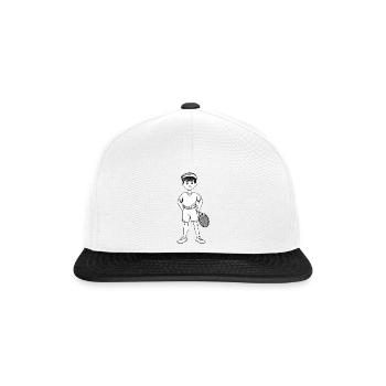 Tennis Raquettes de tennis - Casquette snapback - blanc/noir - Devant