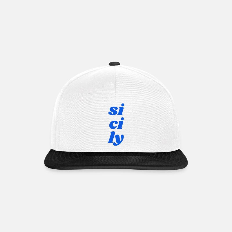 si ci ly - Snapback Cap - white/black