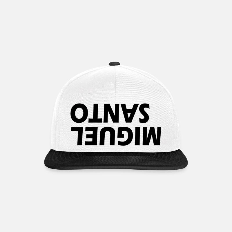 MIGUEL SANTO - Snapback Cap - Weiß/Schwarz