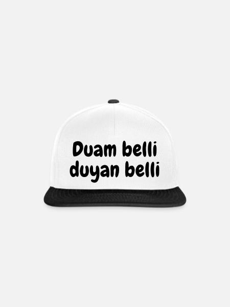 Dua - Snapback Cap - Weiß/Schwarz