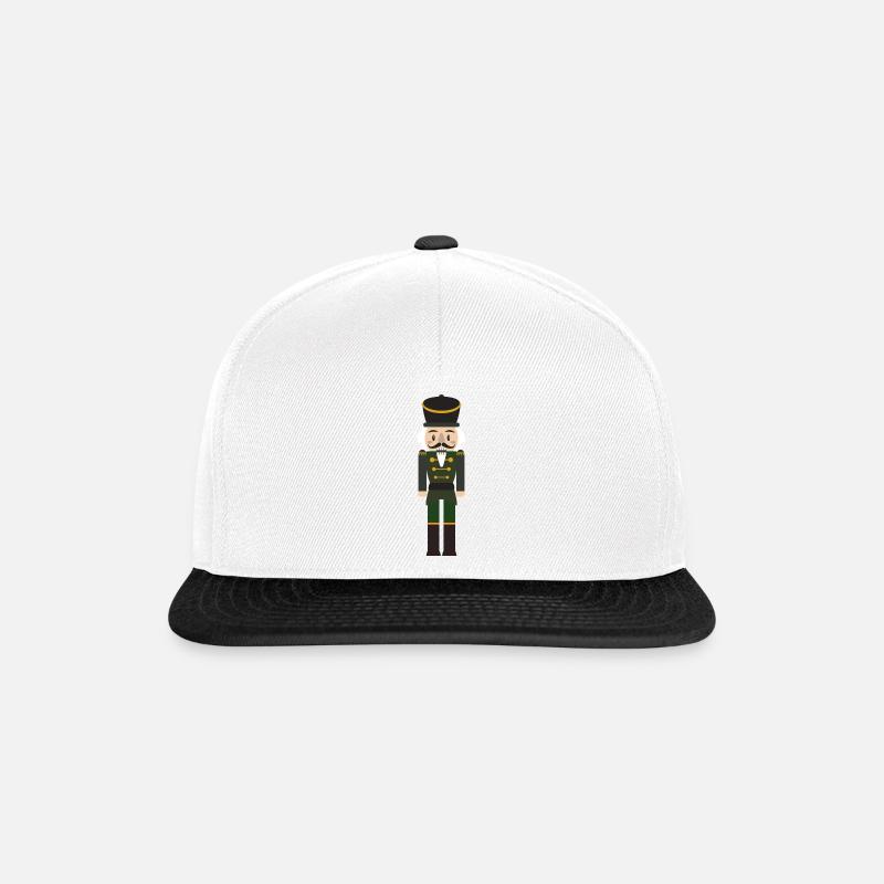 Weihnachtspullover Nussknacker - Snapback Cap - Weiß/Schwarz