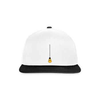 câble de plafond suspendu ampoule lumière id de l'électricité - Casquette snapback - blanc/noir - Devant