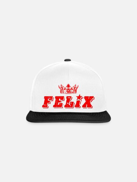Felix - Snapback Cap - Weiß/Schwarz