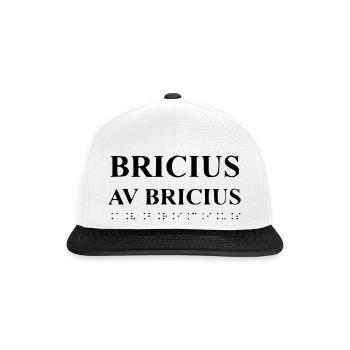 Expression abstraite aux couleurs vives - Casquette snapback - blanc/noir - Devant