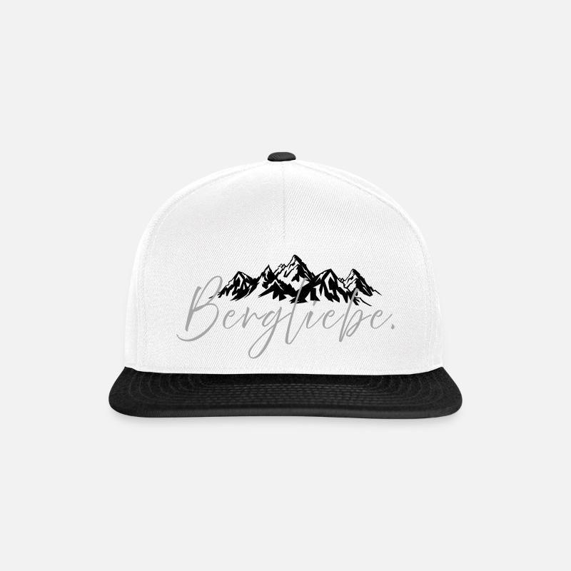 Bergsteiger - Snapback Cap - Weiß/Schwarz