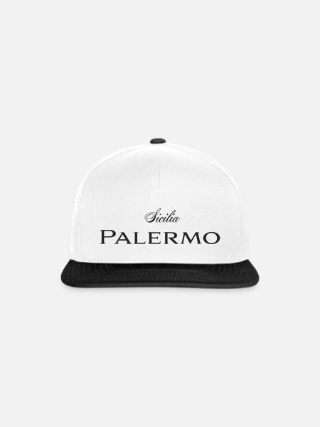 Palermo - Snapback Cap - Weiß/Schwarz