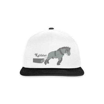 kaltblutzieht - Snapback Cap - Weiß/Schwarz - Vorne