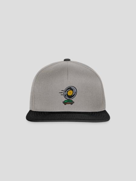 Snapback Cap - Graphit/Schwarz - Vorne