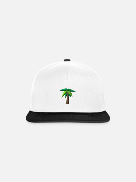 Palm - Snapback Cap - Weiß/Schwarz