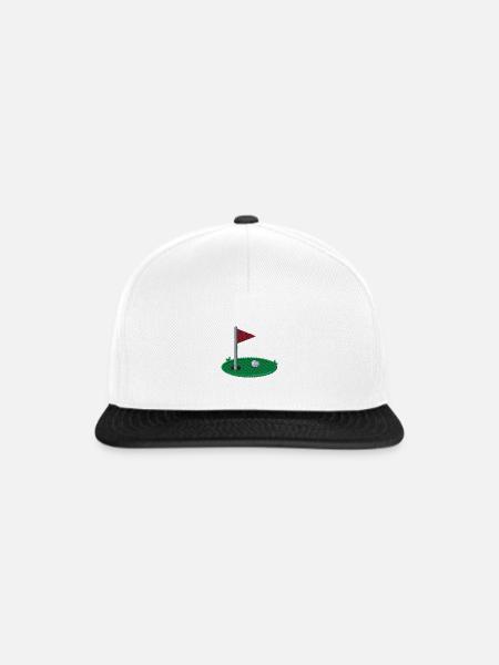 Golf - Snapback Cap - Weiß/Schwarz