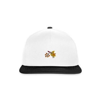 Berry bird - Snapback Cap - white/black - Front