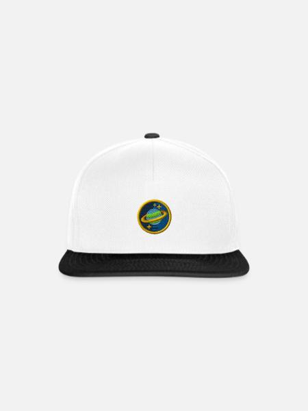 Saturn - Snapback Cap - Weiß/Schwarz