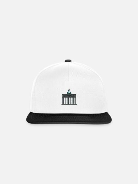 Berlin - Snapback Cap - Weiß/Schwarz