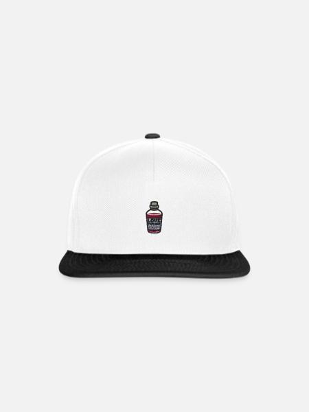 Love potion - Snapback Cap - Weiß/Schwarz