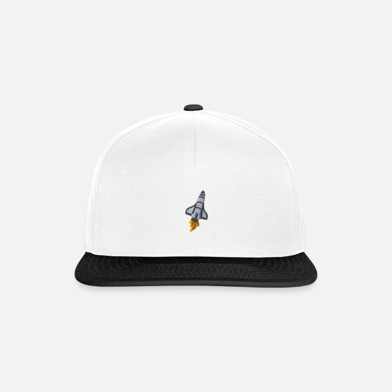 Navette spatiale - Casquette snapback - blanc/noir