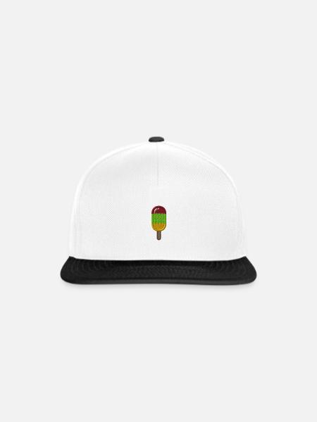 Eis am Stiel - Snapback Cap - Weiß/Schwarz