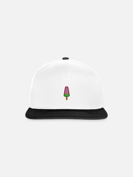 Eis am Stiel - Snapback Cap - Weiß/Schwarz