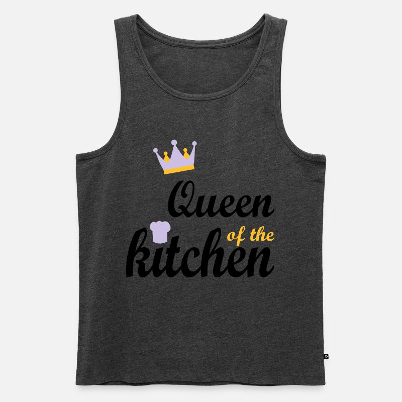 Kochen - Männer Premium Bio Tank Top - Anthrazit meliert
