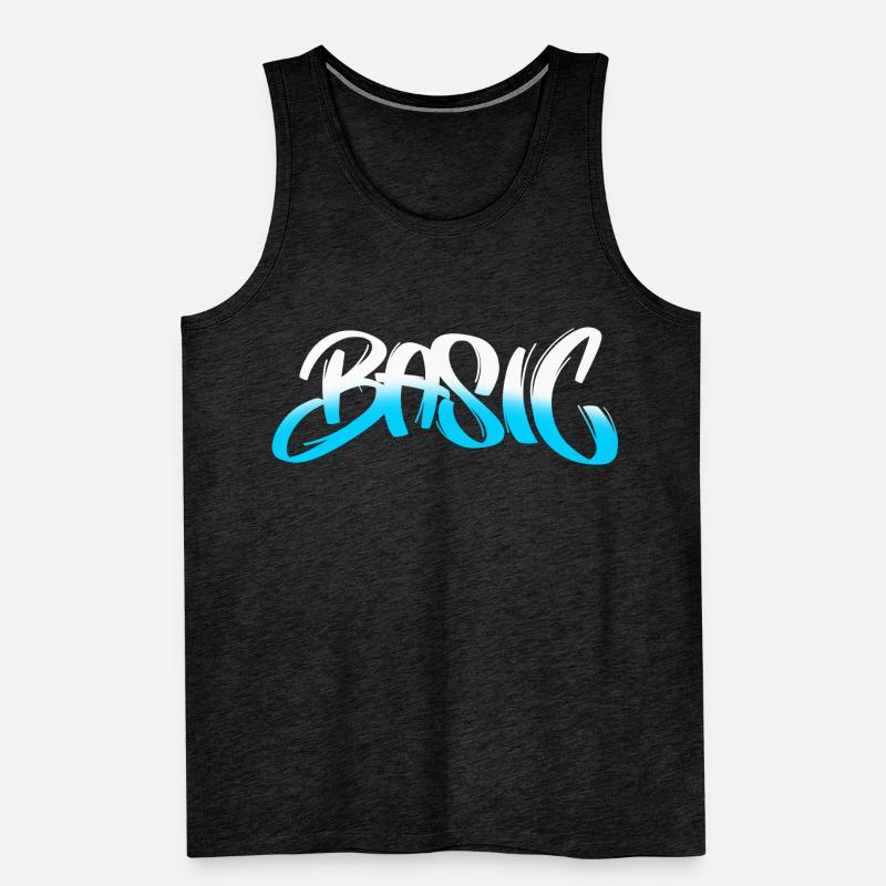 BASIC Graffiti Gradient Männer Premium Bio Tank Top