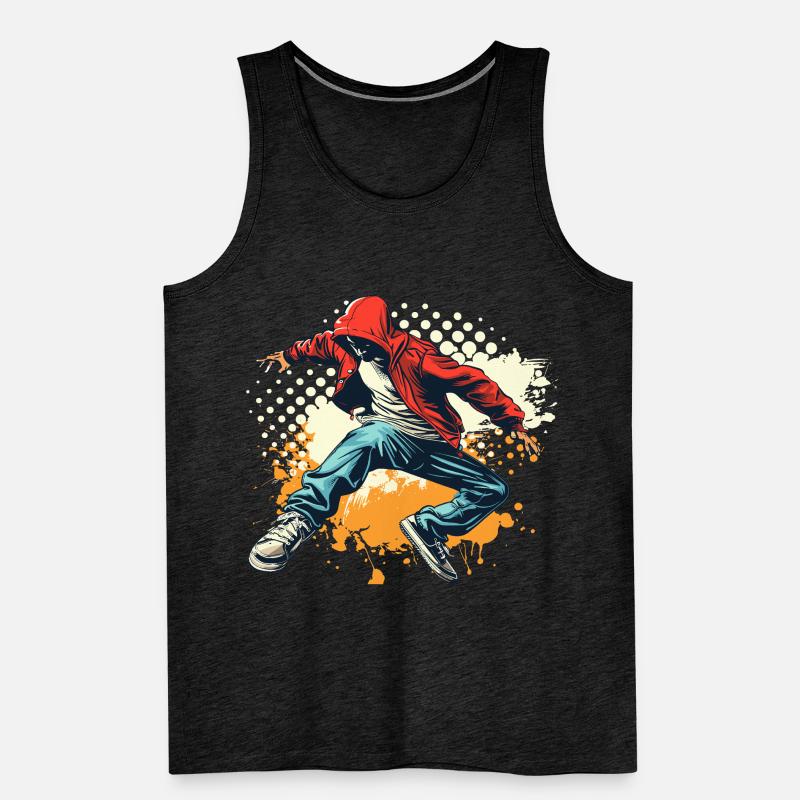 Breakdancer Graphic Men's Premium Organic Tank Top