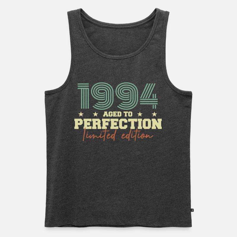 1994 - Männer Premium Bio Tank Top - Anthrazit meliert