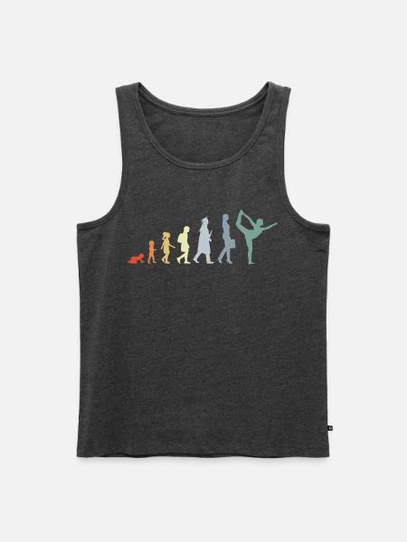 Devenir professeur de yoga - Débardeur bio Premium Homme - anthracite chiné