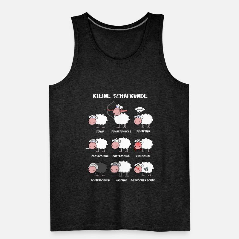 A little sheep knowledge Men's Premium Organic Tank Top