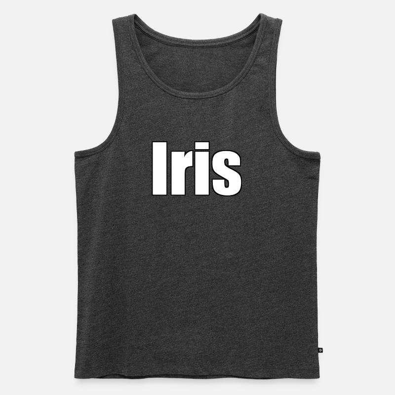 Iris - Débardeur bio Premium Homme - anthracite chiné