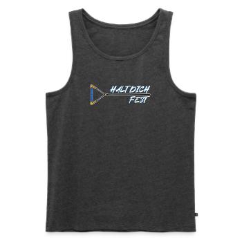 Wakeboard, Water Skiing, Water Sports, Statement Surfing - Men's Premium Organic Tank Top - heather anthracite - Front - Michal (187cm)