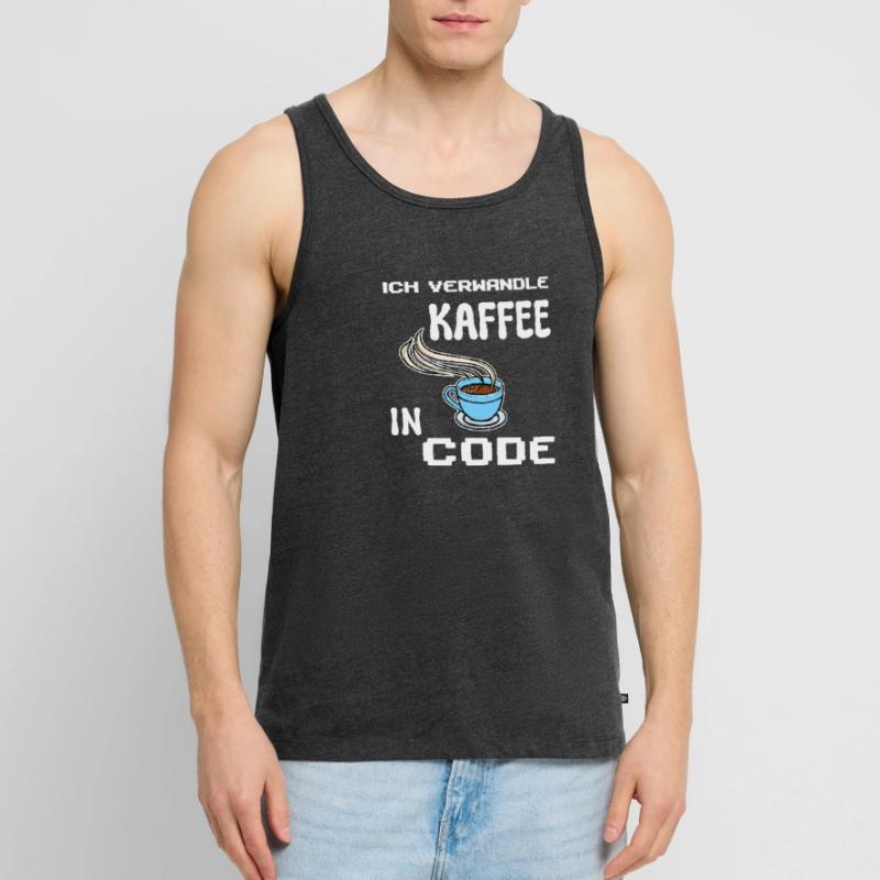 Développeur Computergeek Statement Codage Scripting Débardeur bio Premium Homme