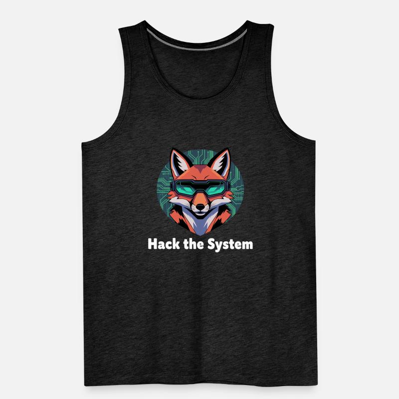Fuchs Cyberspace VR-Goggles Männer Premium Bio Tank Top