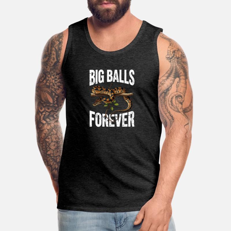 King Python Snakes Lover Terrarium Python Men's Premium Organic Tank Top