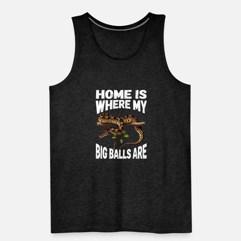 Python roi Serpents Amateurs de terrarium Python Débardeur bio Premium Homme