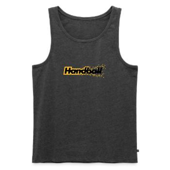 Handball - Débardeur bio Premium Homme - anthracite chiné - Devant - Michal (187cm)