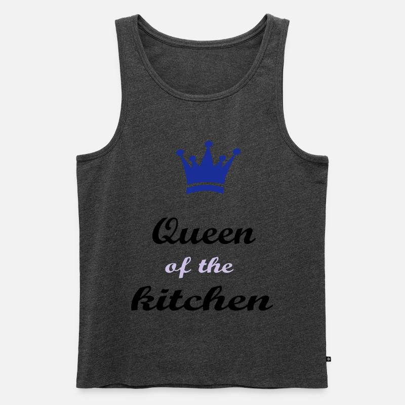 Kochen - Männer Premium Bio Tank Top - Anthrazit meliert