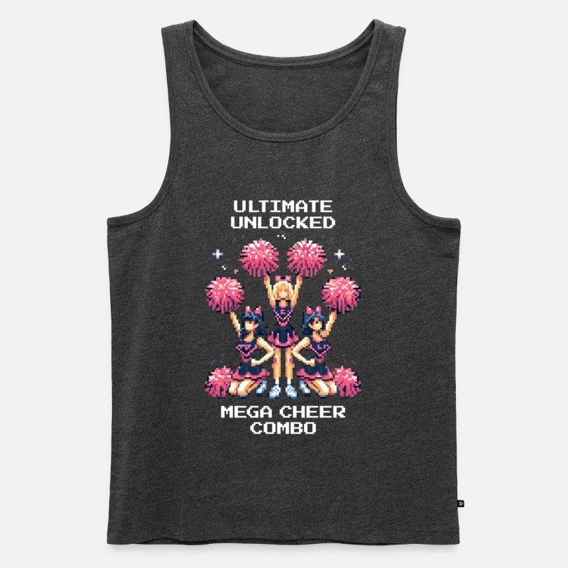 Ultimate: Mega-Cheer-Kombo | Cheerleading - Männer Premium Bio Tank Top - Anthrazit meliert