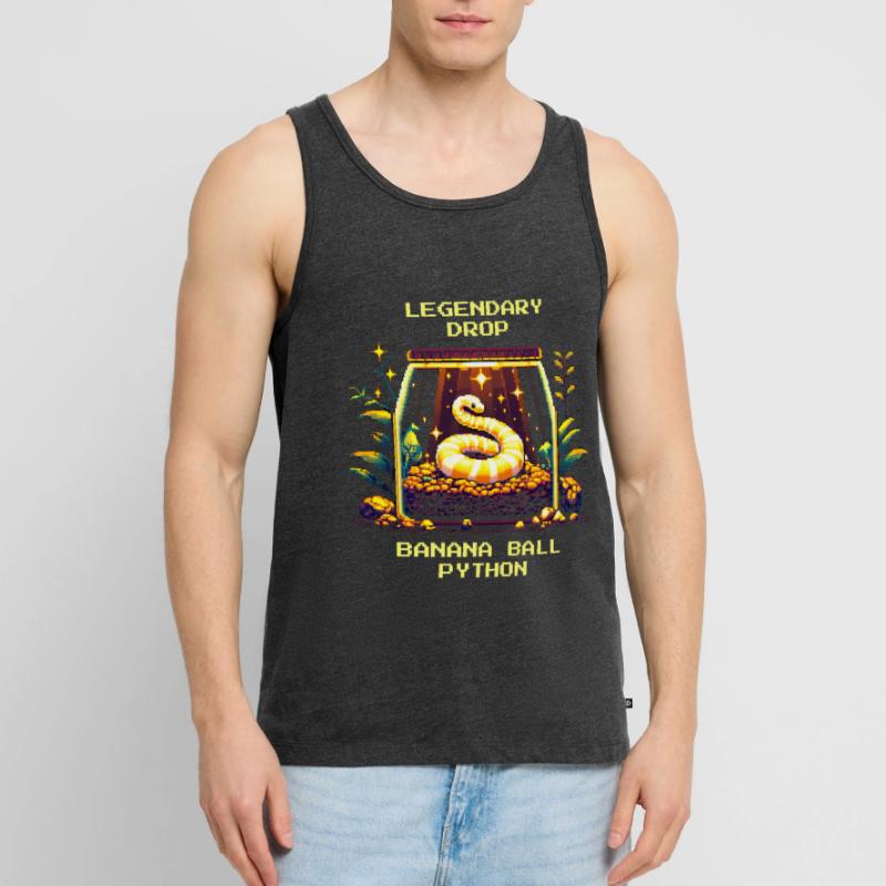 Legendärer Fund: Banana Königspython | Python Männer Premium Bio Tank Top