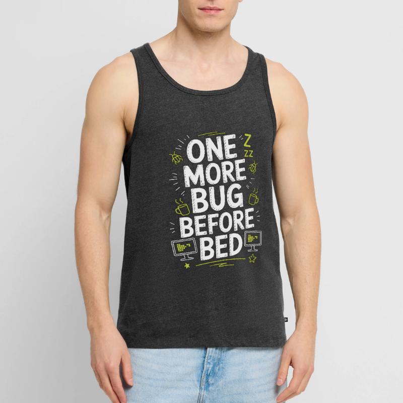Game Developer One More Bug Before Game Programmer Männer Premium Bio Tank Top